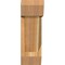 Ekena Millwork Traditional Slat Rough Sawn Bracket w/ Offset Brace, Western Red Cedar, 6"W x 14"D x 18"H BKT0604X14X18TRA06RWR - alternate 4